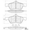 CENTRIC PARTS METALLIC PAD
