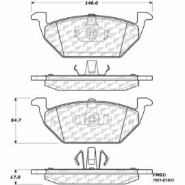 CENTRIC PARTS METALLIC PAD
