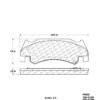 CENTRIC PARTS METALLIC PAD