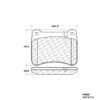 CENTRIC PARTS METALLIC PAD