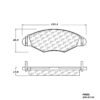CENTRIC PARTS METALLIC PAD