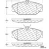 CENTRIC PARTS METALLIC PAD