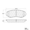 CENTRIC PARTS METALLIC PAD