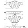 CENTRIC PARTS METALLIC PAD