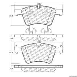 CENTRIC PARTS METALLIC PAD