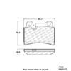 CENTRIC PARTS METALLIC PAD