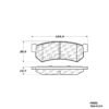 CENTRIC PARTS METALLIC PAD