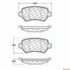 CENTRIC PARTS METALLIC PAD