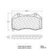 CENTRIC PARTS METALLIC PAD