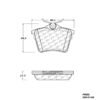 CENTRIC PARTS METALLIC PAD