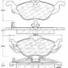 CENTRIC PARTS METALLIC PAD
