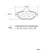 CENTRIC PARTS METALLIC PAD