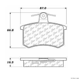 CENTRIC PARTS CERAMIC PAD