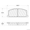 CENTRIC PARTS CERAMIC PAD
