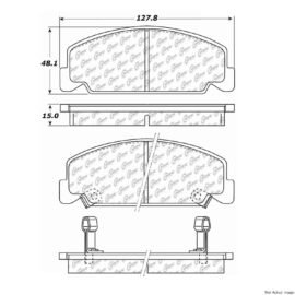 CENTRIC PARTS CERAMIC PAD
