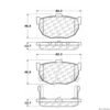 CENTRIC PARTS CERAMIC PAD