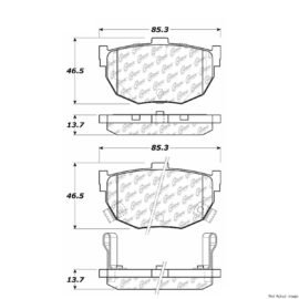 CENTRIC PARTS CERAMIC PAD