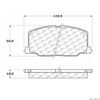 CENTRIC PARTS CERAMIC PAD