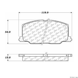 CENTRIC PARTS CERAMIC PAD