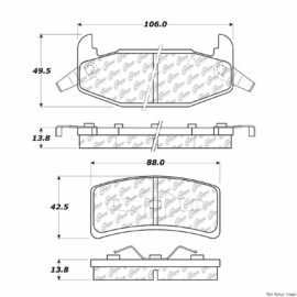 CENTRIC PARTS CERAMIC PAD