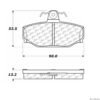CENTRIC PARTS CERAMIC PAD