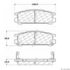 CENTRIC PARTS CERAMIC PAD