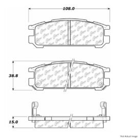 CENTRIC PARTS CERAMIC PAD