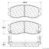 CENTRIC PARTS CERAMIC PAD