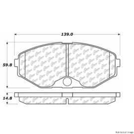CENTRIC PARTS CERAMIC PAD