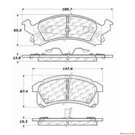 CENTRIC PARTS CERAMIC PAD