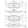 CENTRIC PARTS CERAMIC PAD