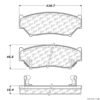 CENTRIC PARTS CERAMIC PAD