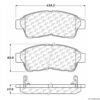 CENTRIC PARTS CERAMIC PAD