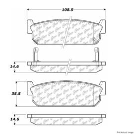 CENTRIC PARTS CERAMIC PAD
