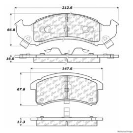 CENTRIC PARTS CERAMIC PAD