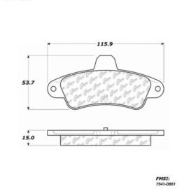 CENTRIC PARTS CERAMIC PAD