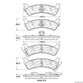 CENTRIC PARTS CERAMIC PAD