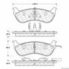 CENTRIC PARTS CERAMIC PAD