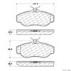 CENTRIC PARTS CERAMIC PAD
