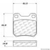 CENTRIC PARTS CERAMIC PAD