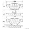 CENTRIC PARTS CERAMIC PAD