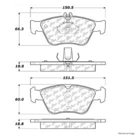CENTRIC PARTS CERAMIC PAD
