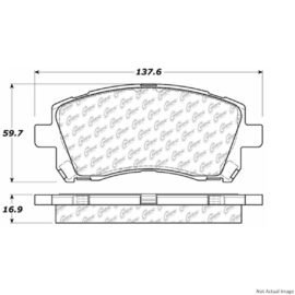 CENTRIC PARTS CERAMIC PAD