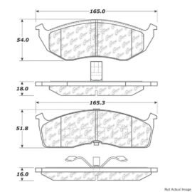 CENTRIC PARTS CERAMIC PAD