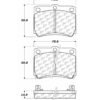 CENTRIC PARTS CERAMIC PAD