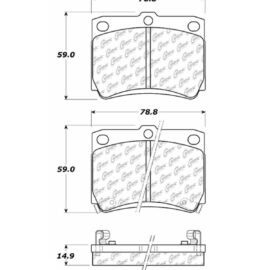 CENTRIC PARTS CERAMIC PAD