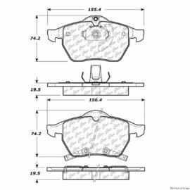 CENTRIC PARTS CERAMIC PAD