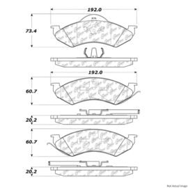 CENTRIC PARTS CERAMIC PAD
