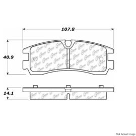CENTRIC PARTS CERAMIC PAD