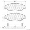 CENTRIC PARTS CERAMIC PAD